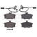 Brake Pad Set, disc brake 36631 ABS, Thumbnail 3