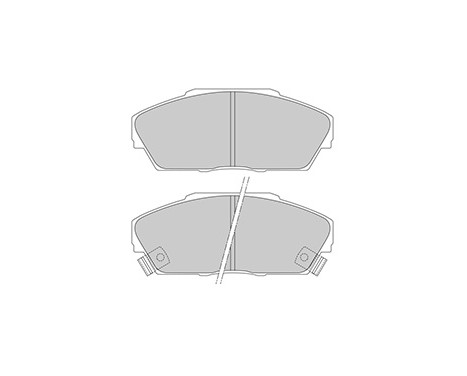 Brake Pad Set, disc brake 36639 ABS