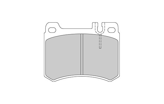 Brake Pad Set, disc brake 36640 ABS, Image 3