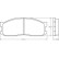 Brake Pad Set, disc brake 36642 ABS, Thumbnail 2