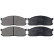 Brake Pad Set, disc brake 36642 ABS, Thumbnail 3