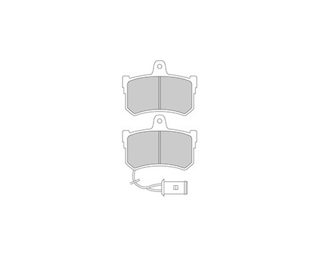 Brake Pad Set, disc brake 36645 ABS