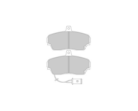 Brake Pad Set, disc brake 36646 ABS, Image 3