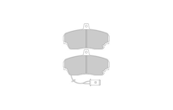 Brake Pad Set, disc brake 36646 ABS, Image 3