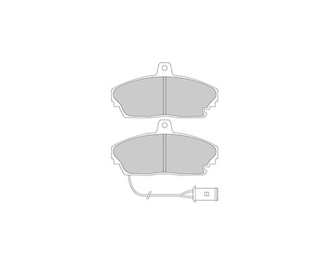 Brake Pad Set, disc brake 36647 ABS, Image 2