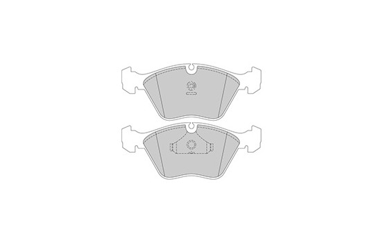 Brake Pad Set, disc brake 36650 ABS, Image 3