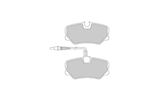 Brake Pad Set, disc brake 36651 ABS, Image 3