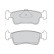 Brake Pad Set, disc brake 36654 ABS