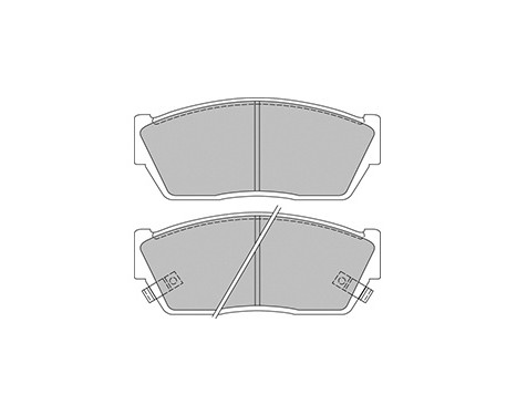 Brake Pad Set, disc brake 36656 ABS, Image 3