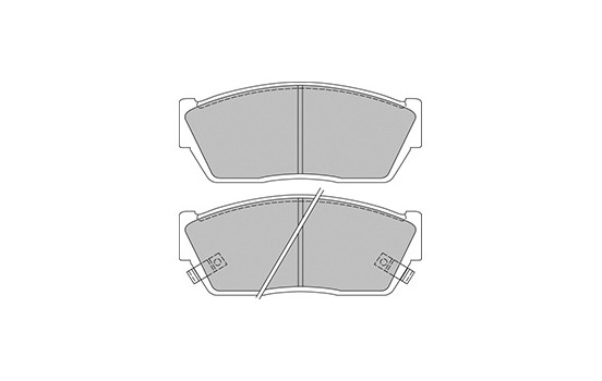 Brake Pad Set, disc brake 36656 ABS, Image 3