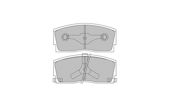 Brake Pad Set, disc brake 36658 ABS, Image 2