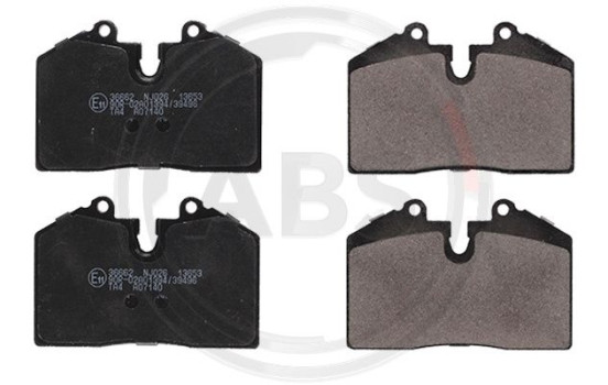 Brake pad set, disc brake 36662 ABS