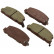 Brake Pad Set, disc brake 36663 ABS