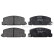 Brake Pad Set, disc brake 36663 ABS, Thumbnail 3