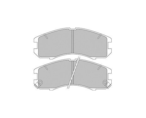 Brake Pad Set, disc brake 36666 ABS, Image 2