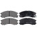 Brake Pad Set, disc brake 36666 ABS, Thumbnail 4