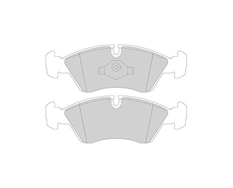 Brake Pad Set, disc brake 36667 ABS, Image 2