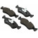 Brake Pad Set, disc brake 36667 ABS