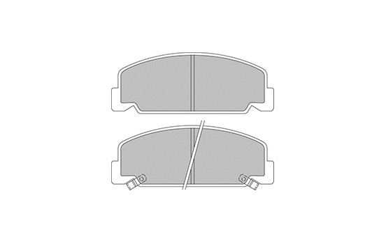 Brake Pad Set, disc brake 36669 ABS, Image 3