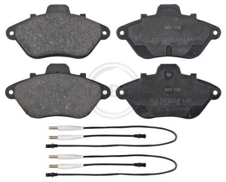 Brake Pad Set, disc brake 36670 ABS, Image 4