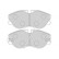 Brake Pad Set, disc brake 36671 ABS, Thumbnail 2
