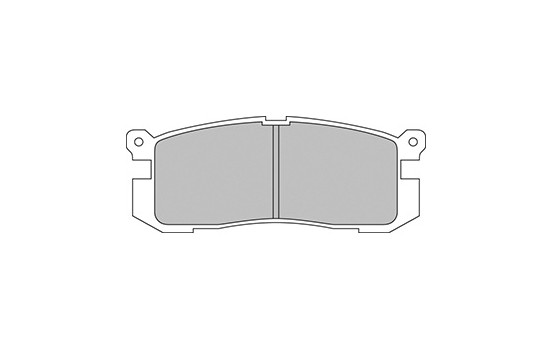 Brake Pad Set, disc brake 36672 ABS, Image 2
