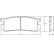 Brake Pad Set, disc brake 36672 ABS, Thumbnail 3