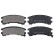 Brake Pad Set, disc brake 36674 ABS, Thumbnail 3