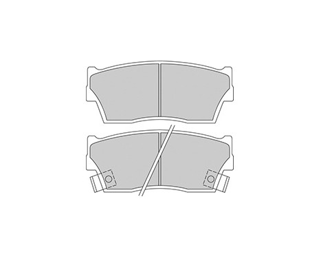 Brake Pad Set, disc brake 36675 ABS, Image 2