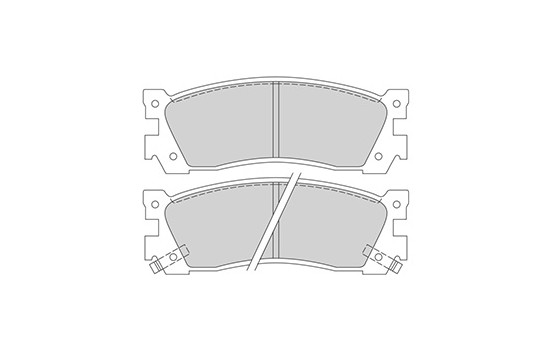 Brake Pad Set, disc brake 36676 ABS, Image 3