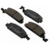 Brake Pad Set, disc brake 36679 ABS