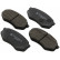 Brake Pad Set, disc brake 36680 ABS
