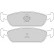 Brake Pad Set, disc brake 36684 ABS, Thumbnail 2