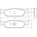 Brake Pad Set, disc brake 36684 ABS, Thumbnail 3