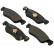 Brake Pad Set, disc brake 36686 ABS