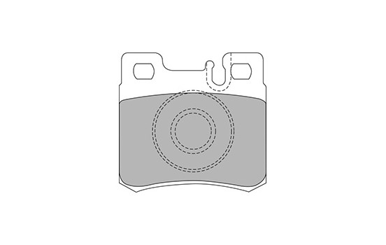 Brake Pad Set, disc brake 36687 ABS, Image 3