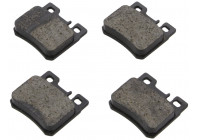 Brake Pad Set, disc brake 36687 ABS