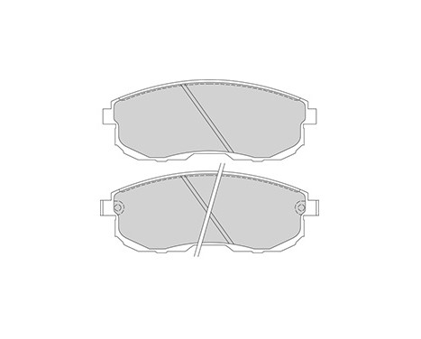 Brake Pad Set, disc brake 36691 ABS, Image 3