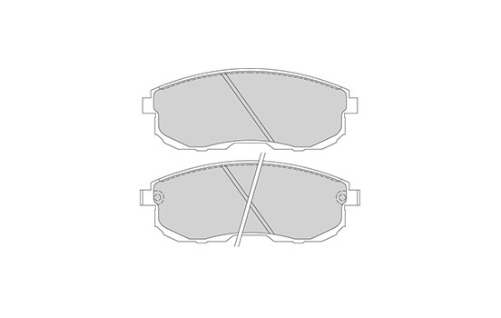 Brake Pad Set, disc brake 36691 ABS, Image 3