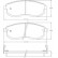 Brake Pad Set, disc brake 36691 ABS, Thumbnail 2