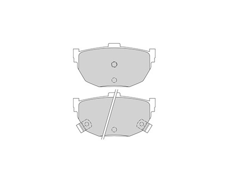 Brake Pad Set, disc brake 36692 ABS, Image 3