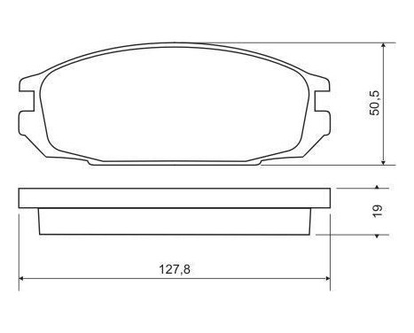 Brake Pad Set, disc brake 36693 ABS, Image 2