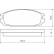 Brake Pad Set, disc brake 36693 ABS, Thumbnail 2