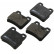 Brake Pad Set, disc brake 36694 ABS