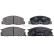 Brake Pad Set, disc brake 36701 ABS, Thumbnail 3