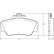 Brake Pad Set, disc brake 36703 ABS, Thumbnail 3