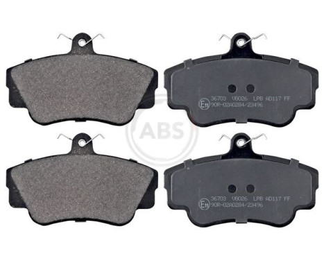 Brake Pad Set, disc brake 36703 ABS, Image 4