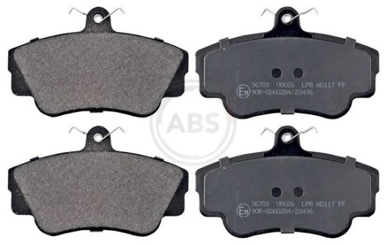 Brake Pad Set, disc brake 36703 ABS, Image 4
