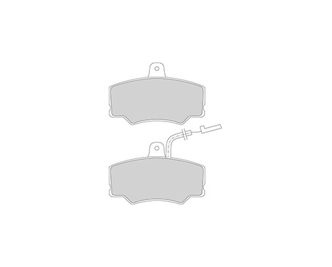 Brake Pad Set, disc brake 36706 ABS, Image 3