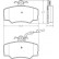 Brake Pad Set, disc brake 36706 ABS, Thumbnail 2